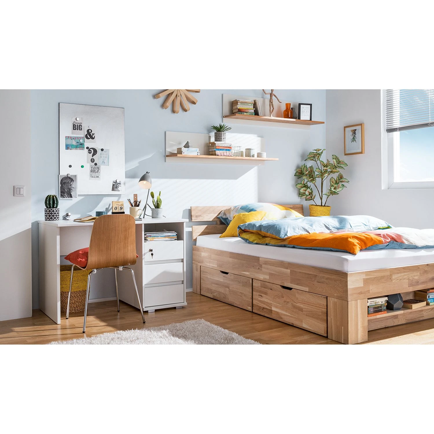 Mørteens Étagère murale Lindholm - Blanc mat - Blanc mat – Image 3