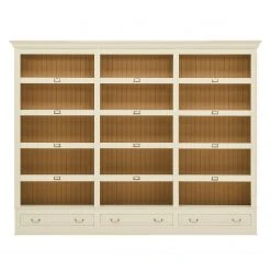 Maison Belfort Étagères Azjana - Pin blanc / Pin couleur miel - Sans échelle