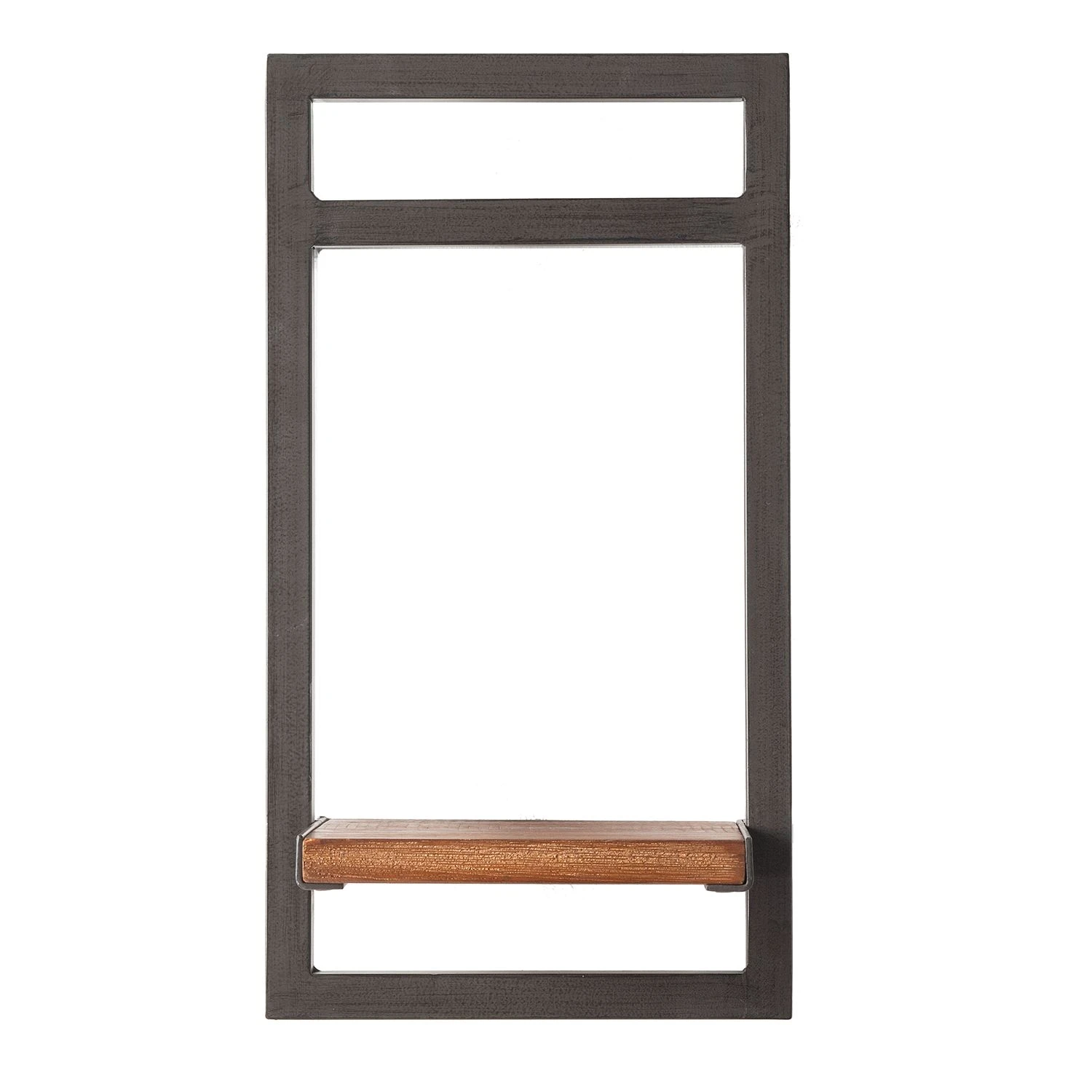 Ars manufacti Étagère murale Manchester - Acacia massif / Métal - Acacia / Anthracite - 22 x 40 cm – Image 4