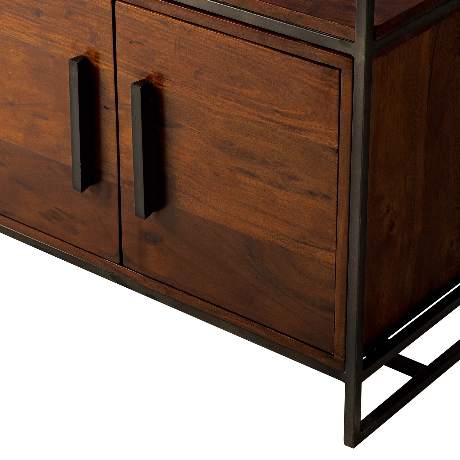 Ars manufacti Étagère Woodson IV - Acacia massif / Fer - Acacia brun – Image 8