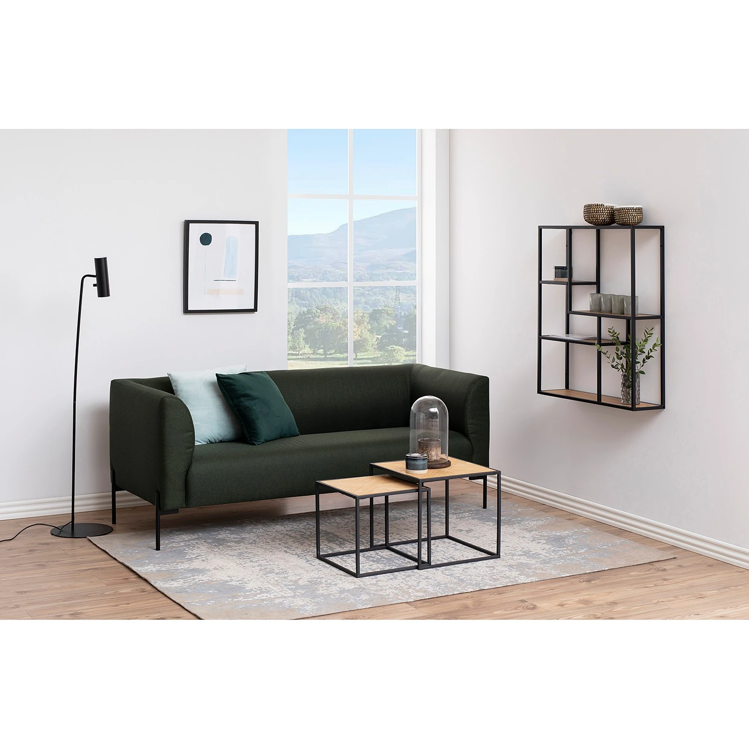 Red Living Étagère murale Coogee IV - Imitation chêne sauvage – Image 2