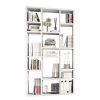 Loftscape Bibliothèque Emporior IV - Blanc brillant - Largeur : 120 cm