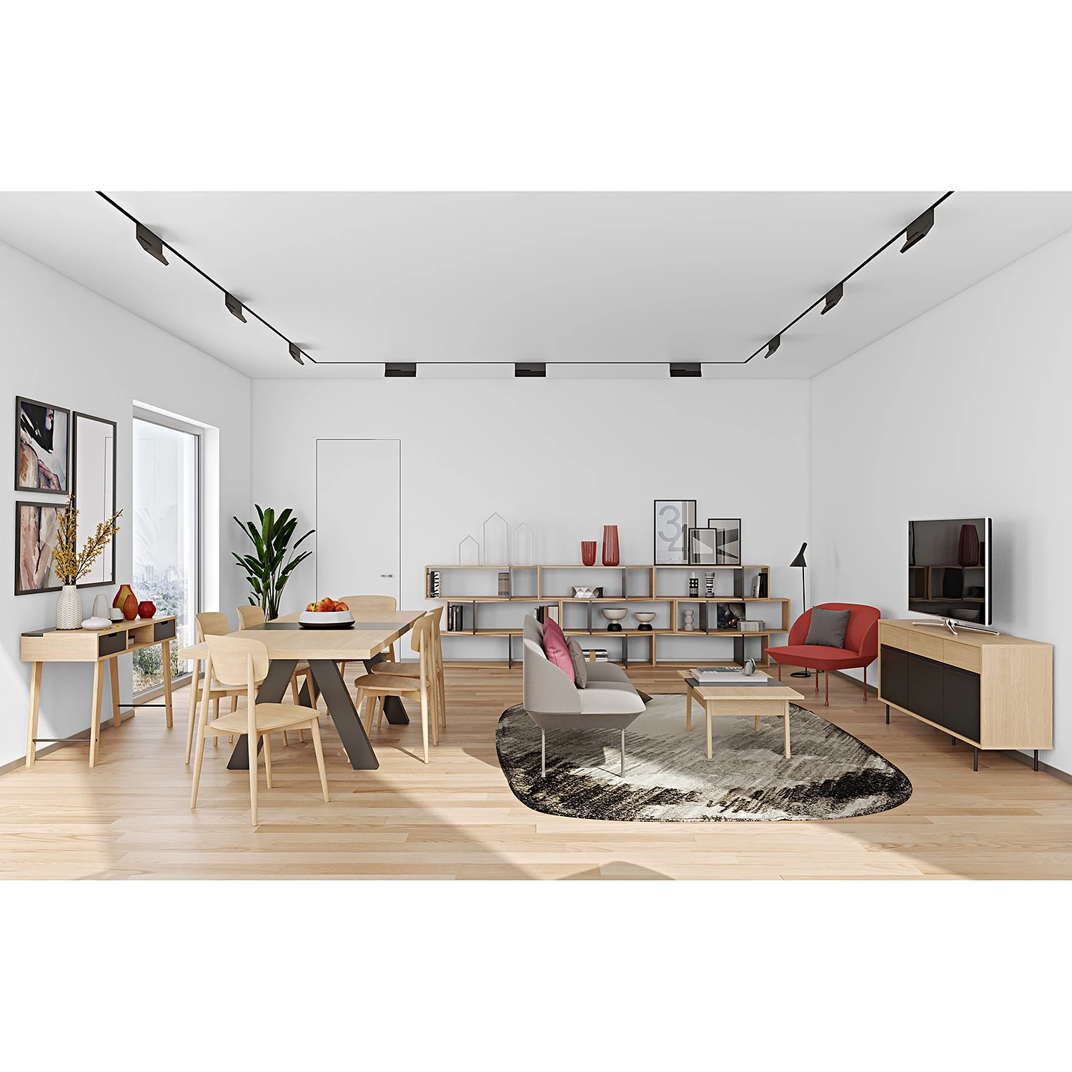 Temahome Étagère One - Chêne / Noir – Image 4