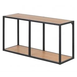 Red Living Étagère murale Coogee I - Imitation chêne sauvage / Noir