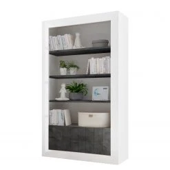 LC Spa Étagère Urbino - Gris foncé / Blanc