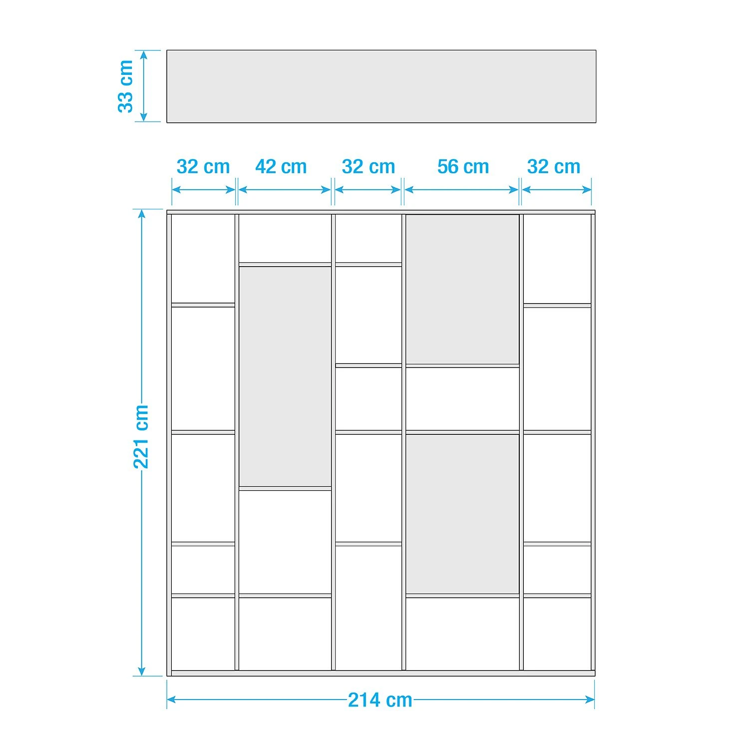 Loftscape Bibliothèque Emporior III - Blanc crème – Image 3
