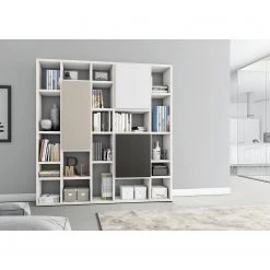 Loftscape Bibliothèque Emporior III - Blanc crème