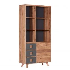 Red Living Étagère Dekla - Acacia massif - Acacia / Anthracite