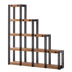 Ars manufacti Étagère Manchester - Acacia massif / Métal - Acacia / Anthracite