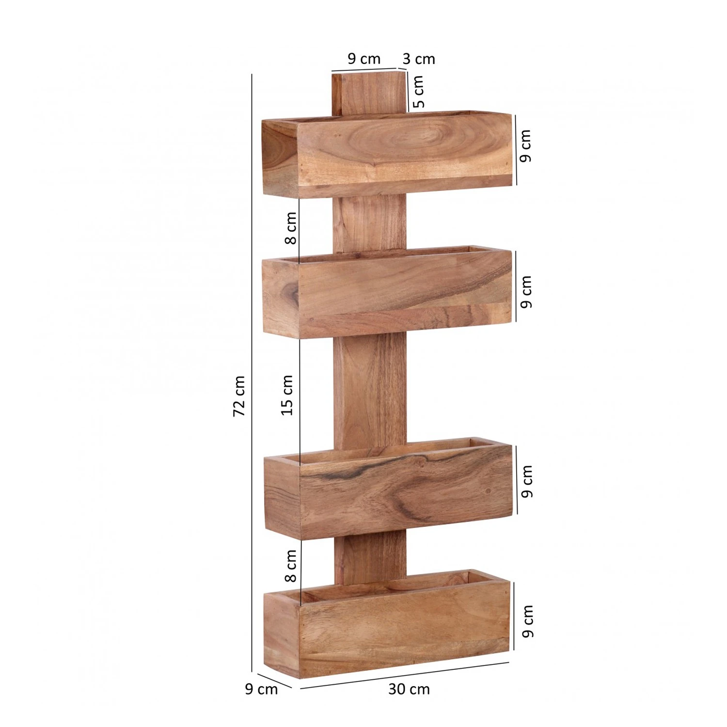 Naturoo Porte-revues Woodfin I - Acacia massif – Image 5