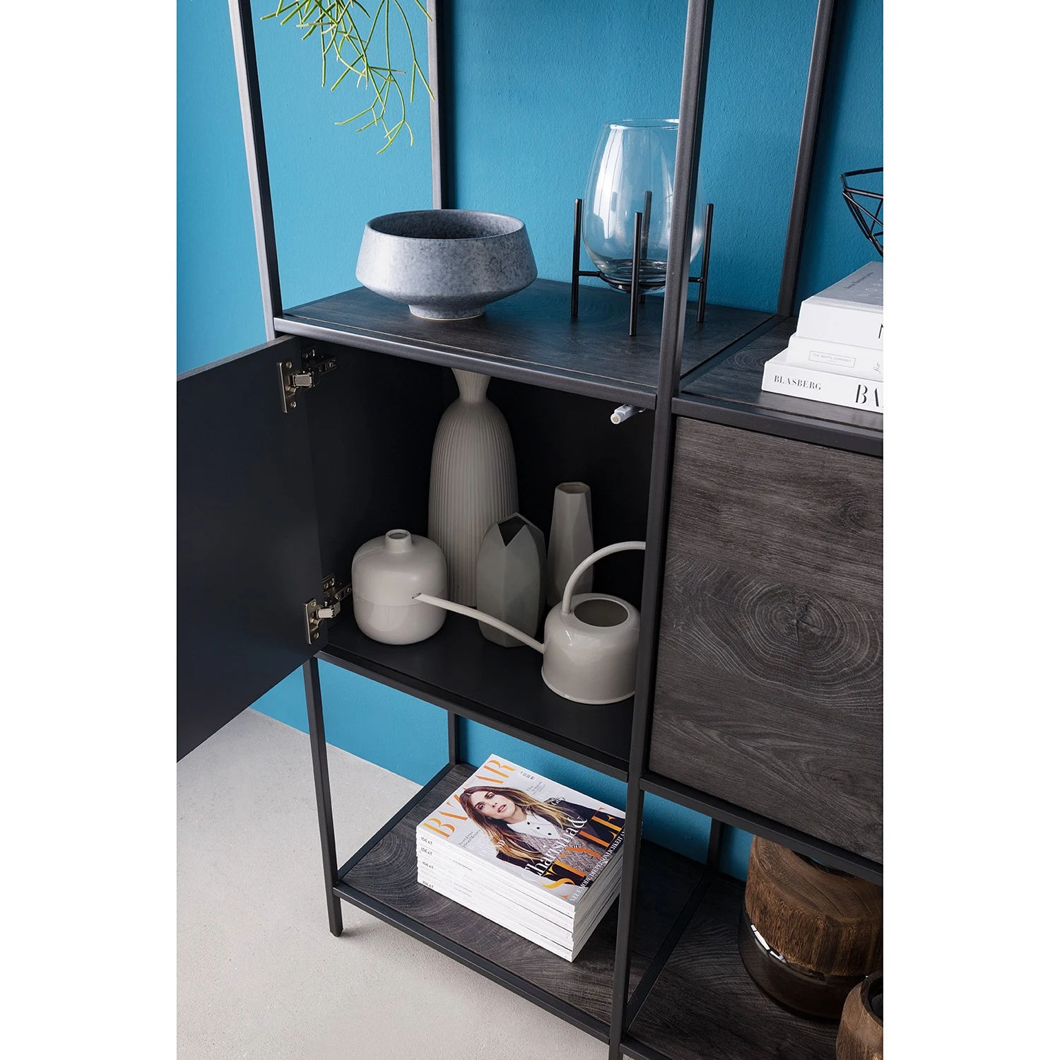 Fredriks Étagère Meon III - Chêne gris - Largeur : 150 cm – Image 10