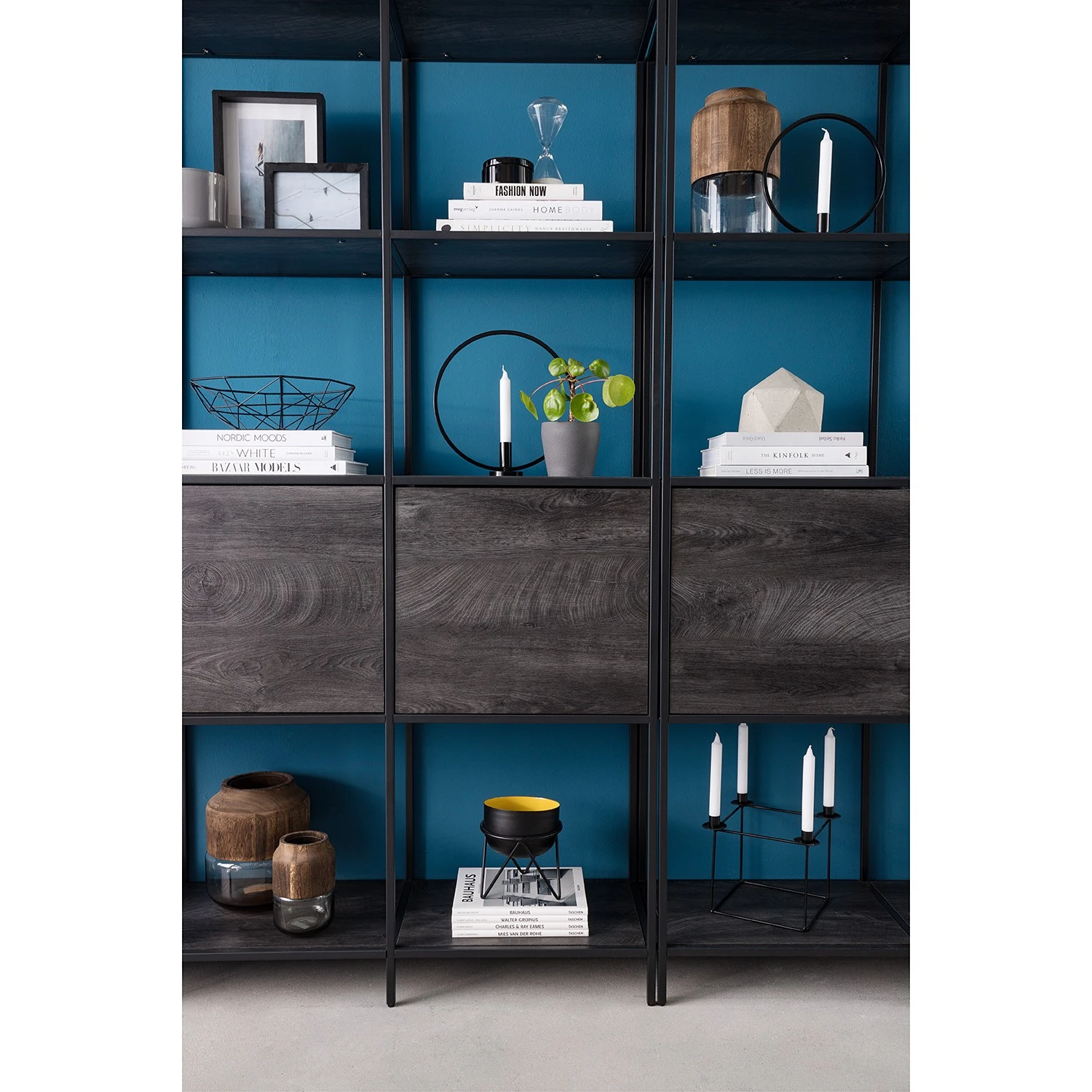 Fredriks Étagère Meon III - Chêne gris - Largeur : 150 cm – Image 9