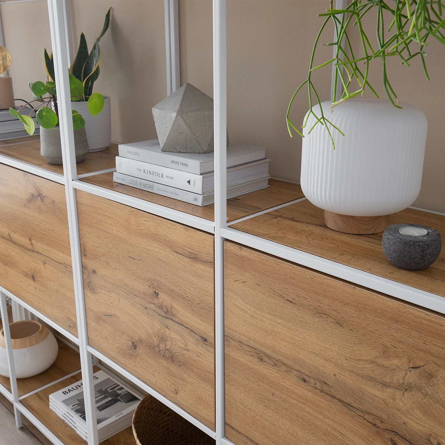 Fredriks Étagère Meon III - Imitation chêne - Largeur : 101 cm – Image 14