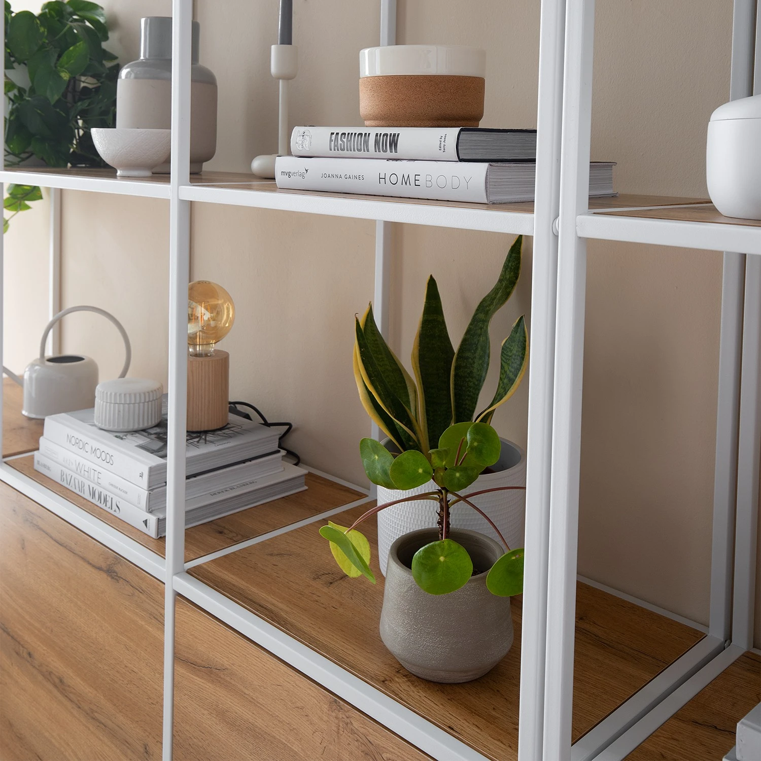 Fredriks Étagère Meon III - Imitation chêne - Largeur : 101 cm – Image 20