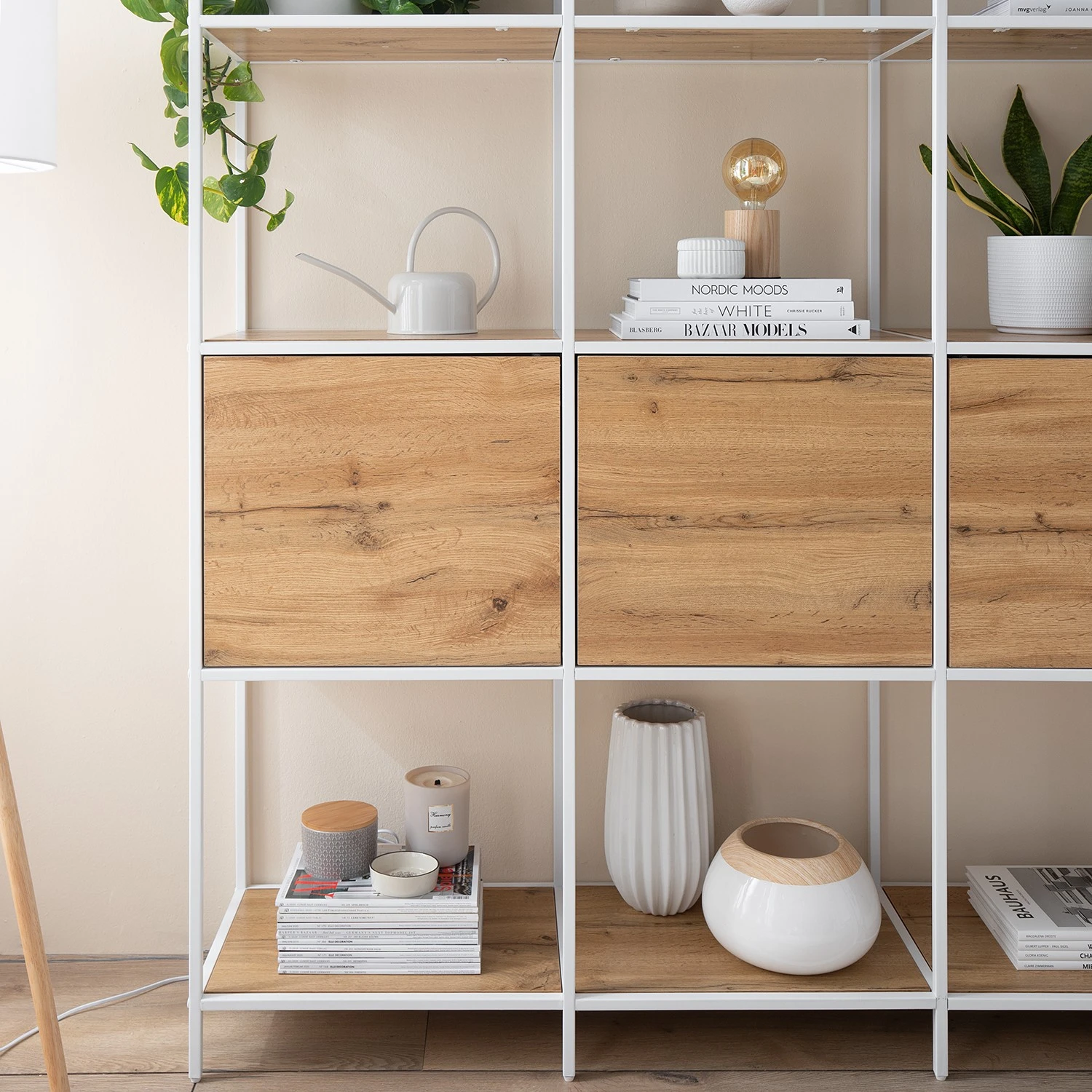 Fredriks Étagère Meon III - Imitation chêne - Largeur : 101 cm – Image 21