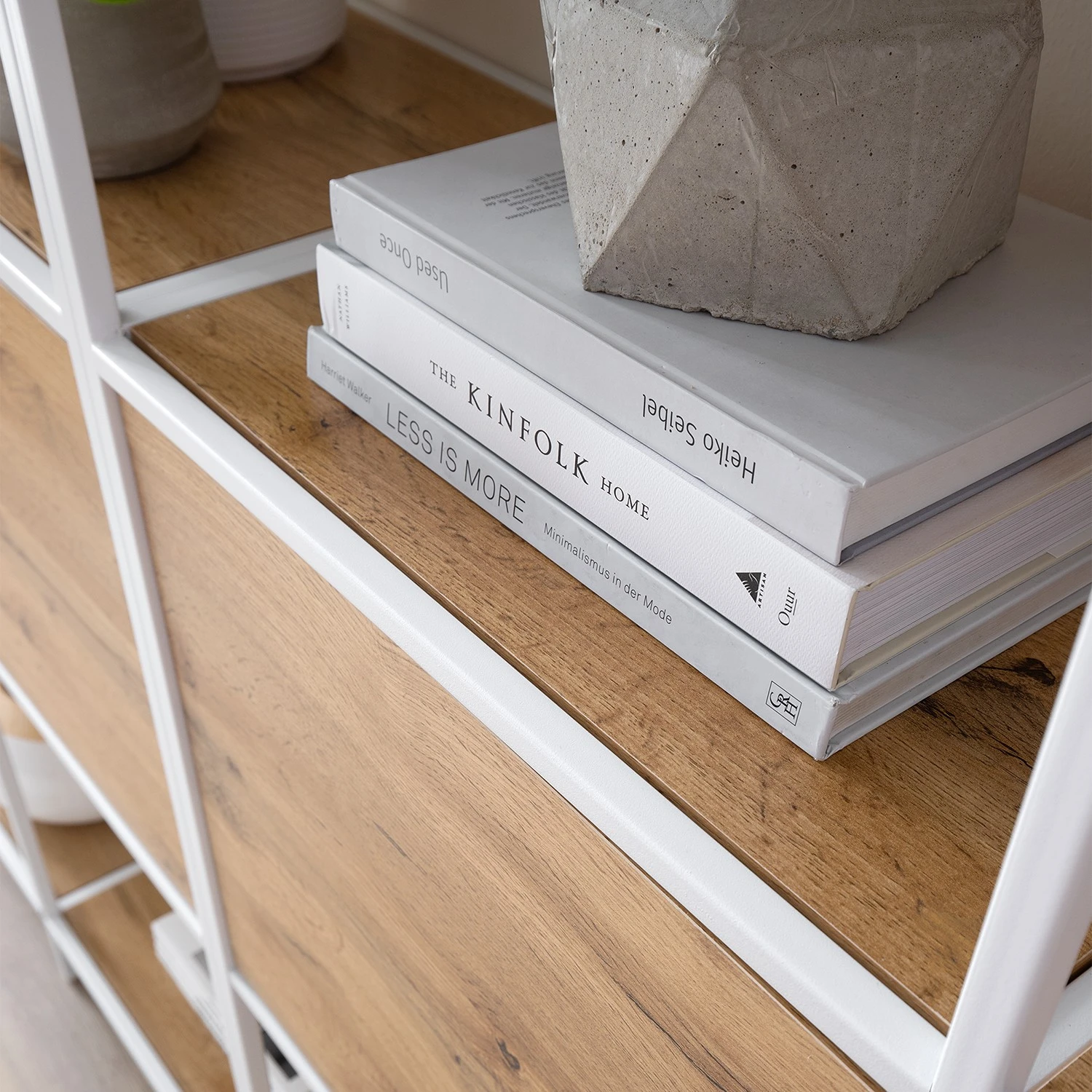 Fredriks Étagère Meon III - Imitation chêne - Largeur : 101 cm – Image 23