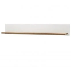Norrwood Etagère murale Proville - Imitation chêne blanc / Imitation chêne - Largeur : 130 cm