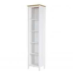 Maison Belfort Étagère Rivery II - Pin massif - Blanc - Largeur : 45 cm