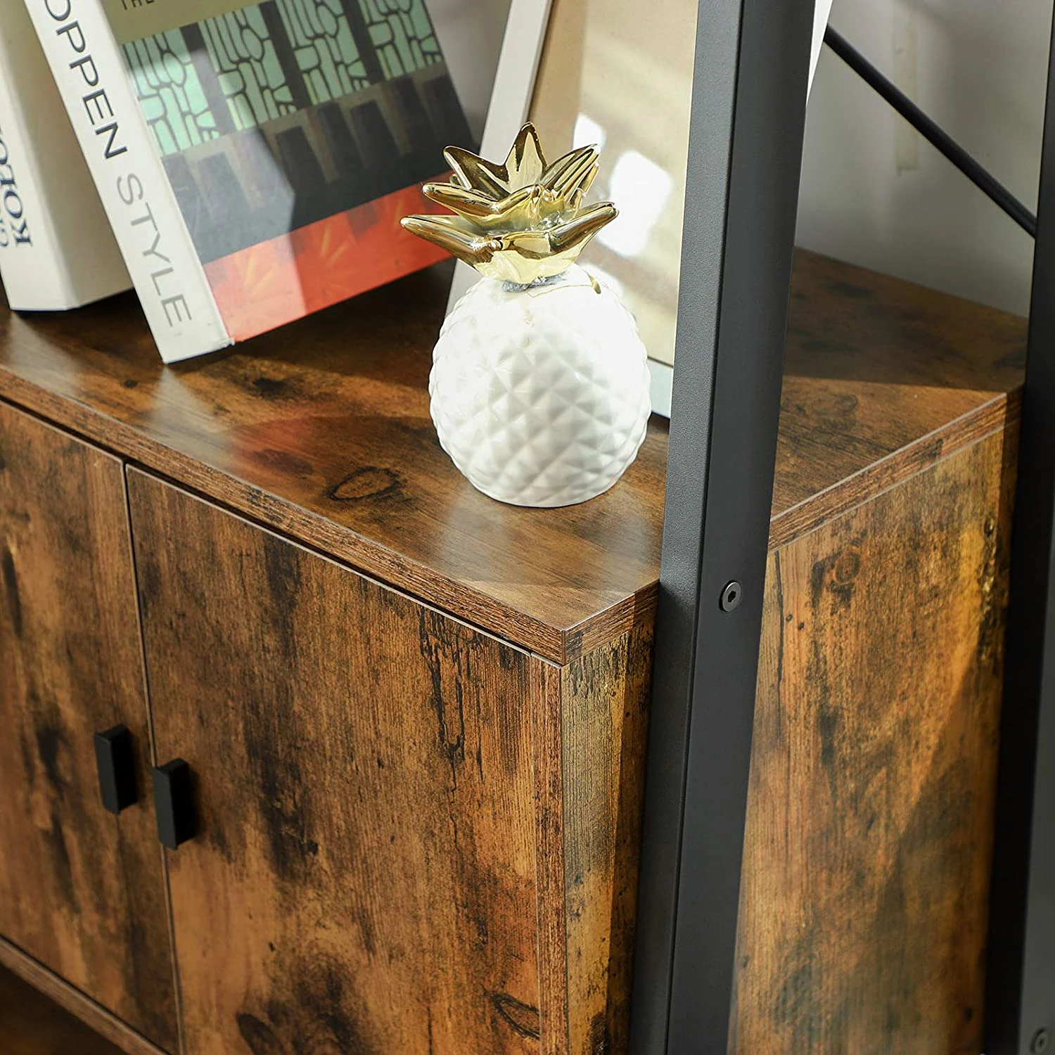 Red Living Étagère Cushing - Marron / Noir – Image 4