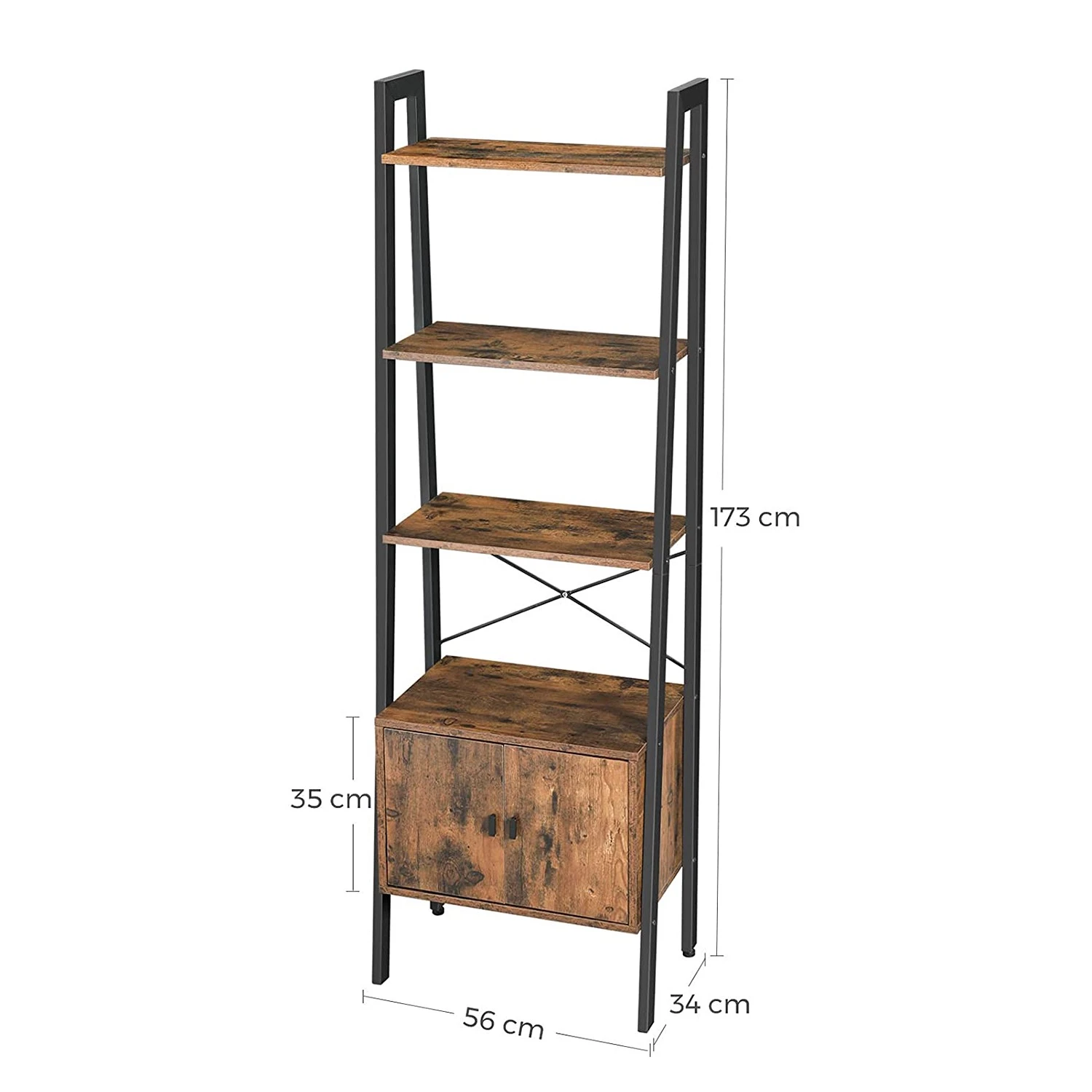 Red Living Étagère Cushing - Marron / Noir – Image 6