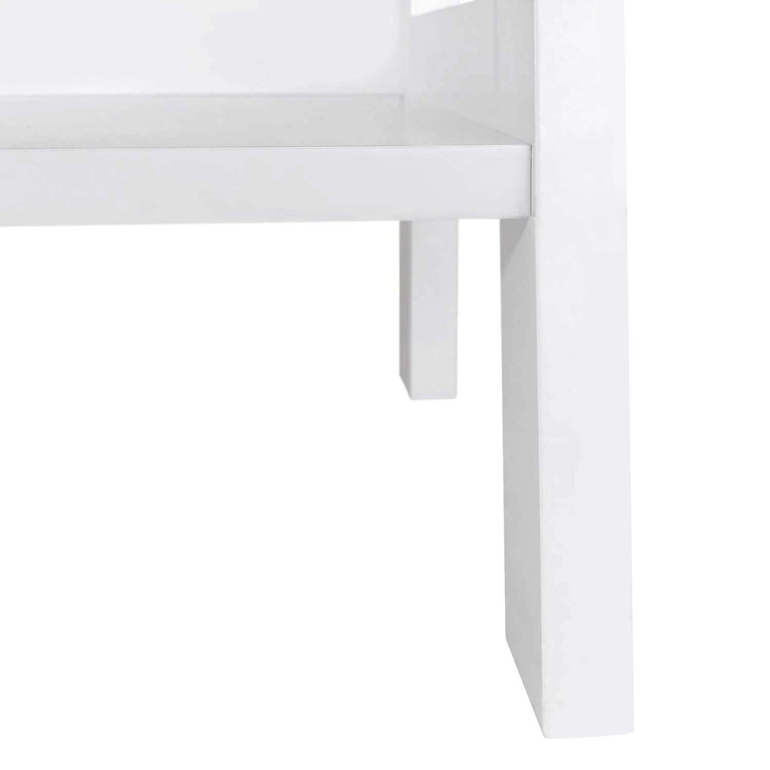 Mørteens Étagère Kolding - Bambou massif - Blanc – Image 7