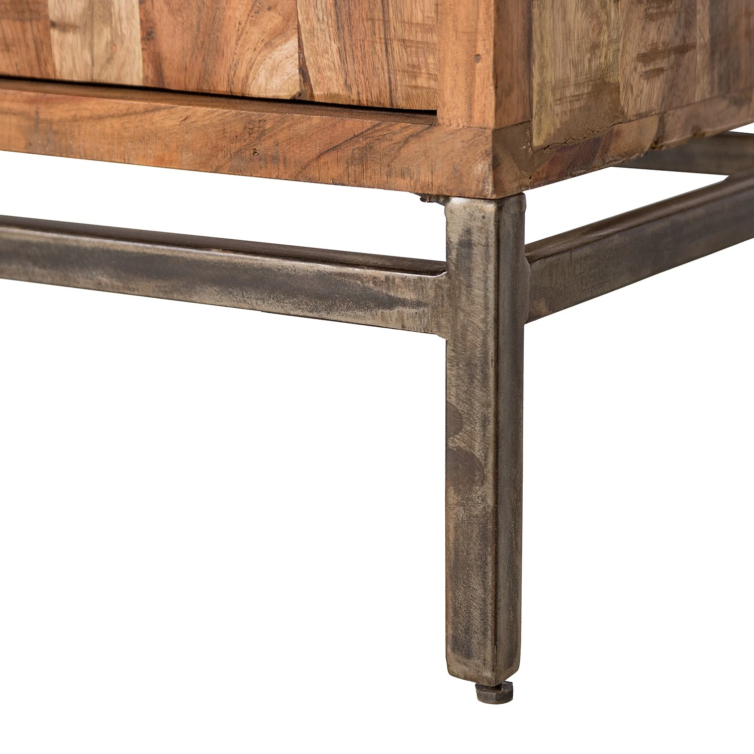 Ars manufacti Armoire de bureau Domme - Acacia massif / Fer - Acacia / Anthracite – Image 13