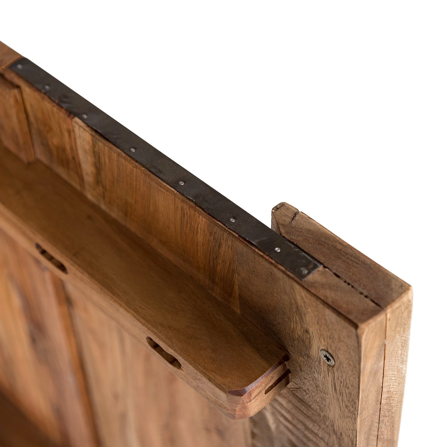 Ars manufacti Armoire de bureau Domme - Acacia massif / Fer - Acacia / Anthracite – Image 18