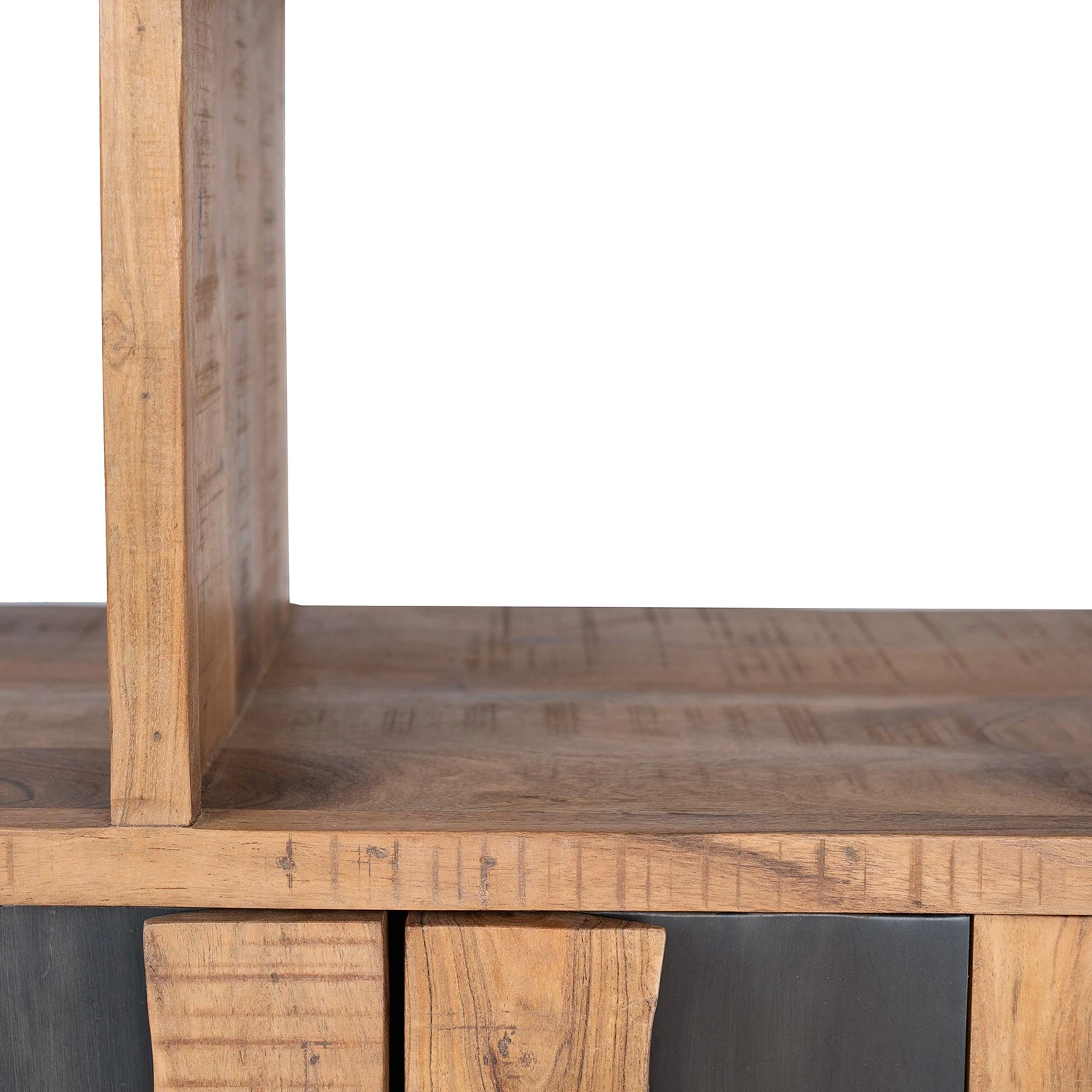 Ars manufacti Étagère de bureau Domme - Acacia massif / Fer - Acacia / Anthracite – Image 14