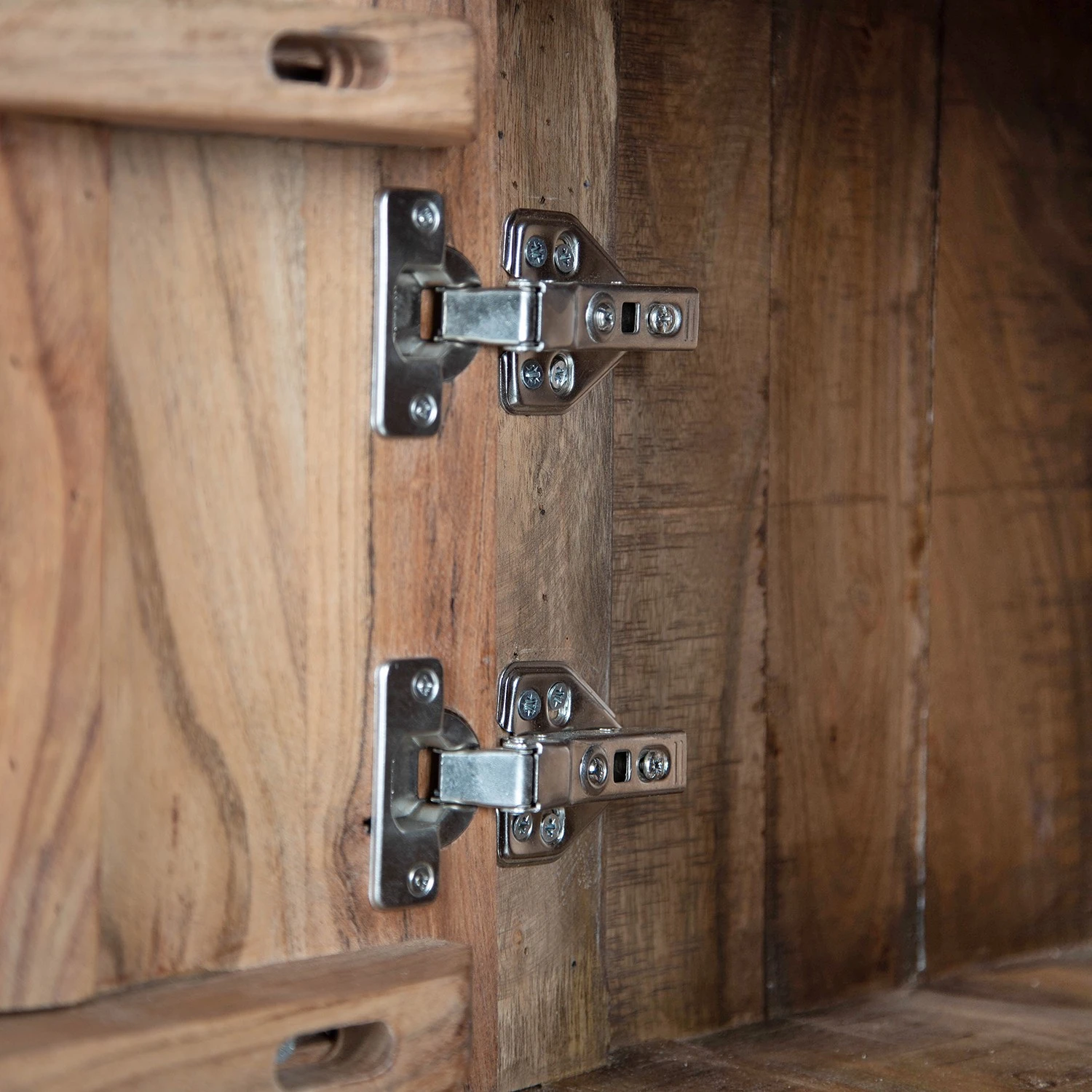 Ars manufacti Étagère de bureau Domme II - Acacia massif / Fer - Acacia / Anthracite – Image 15