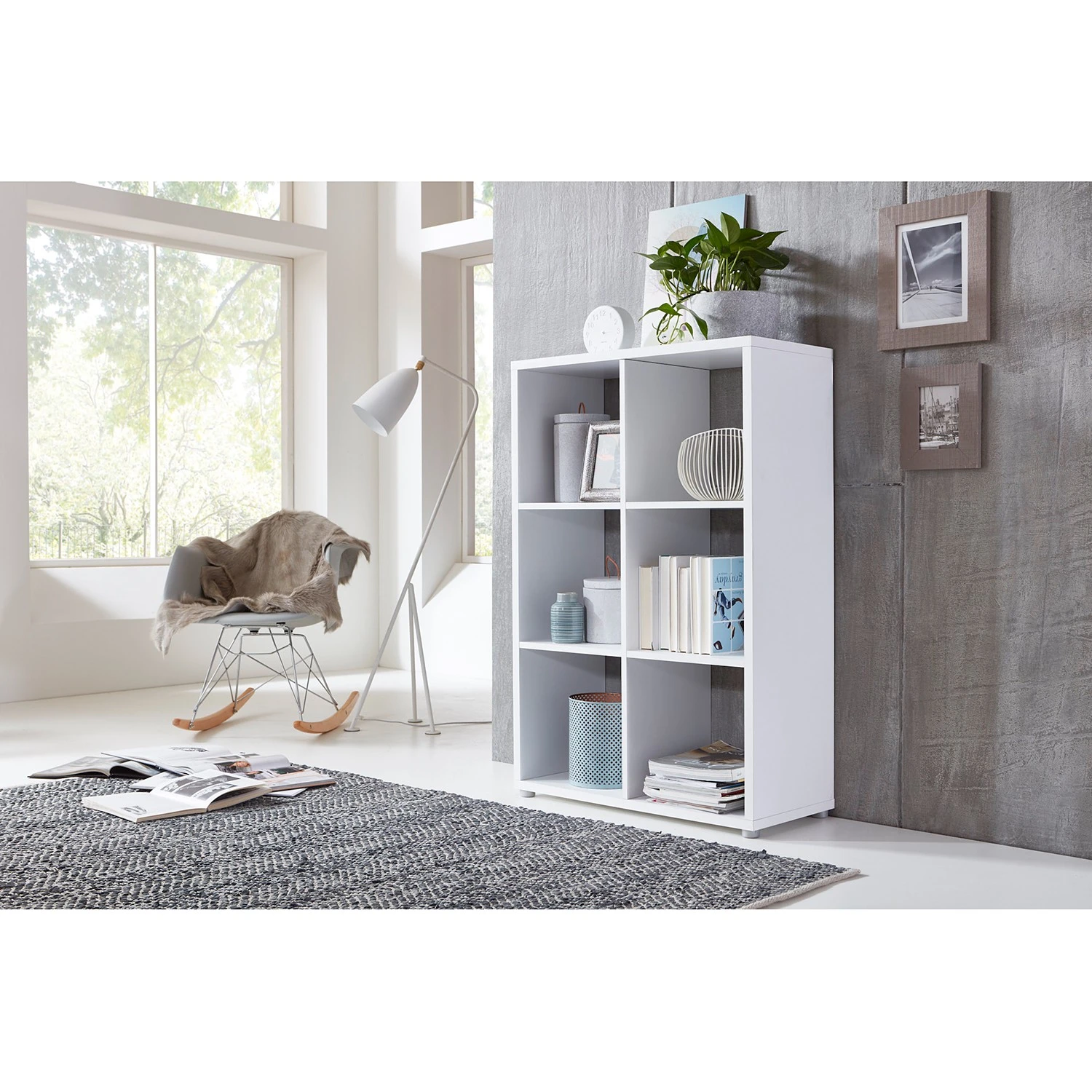 Loftscape Étagère Nernier II - Blanc - Hauteur : 109 cm – Image 2
