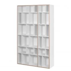 Temahome Étagère Group 108 - Panneau alvéolaire - Blanc / Marron clair