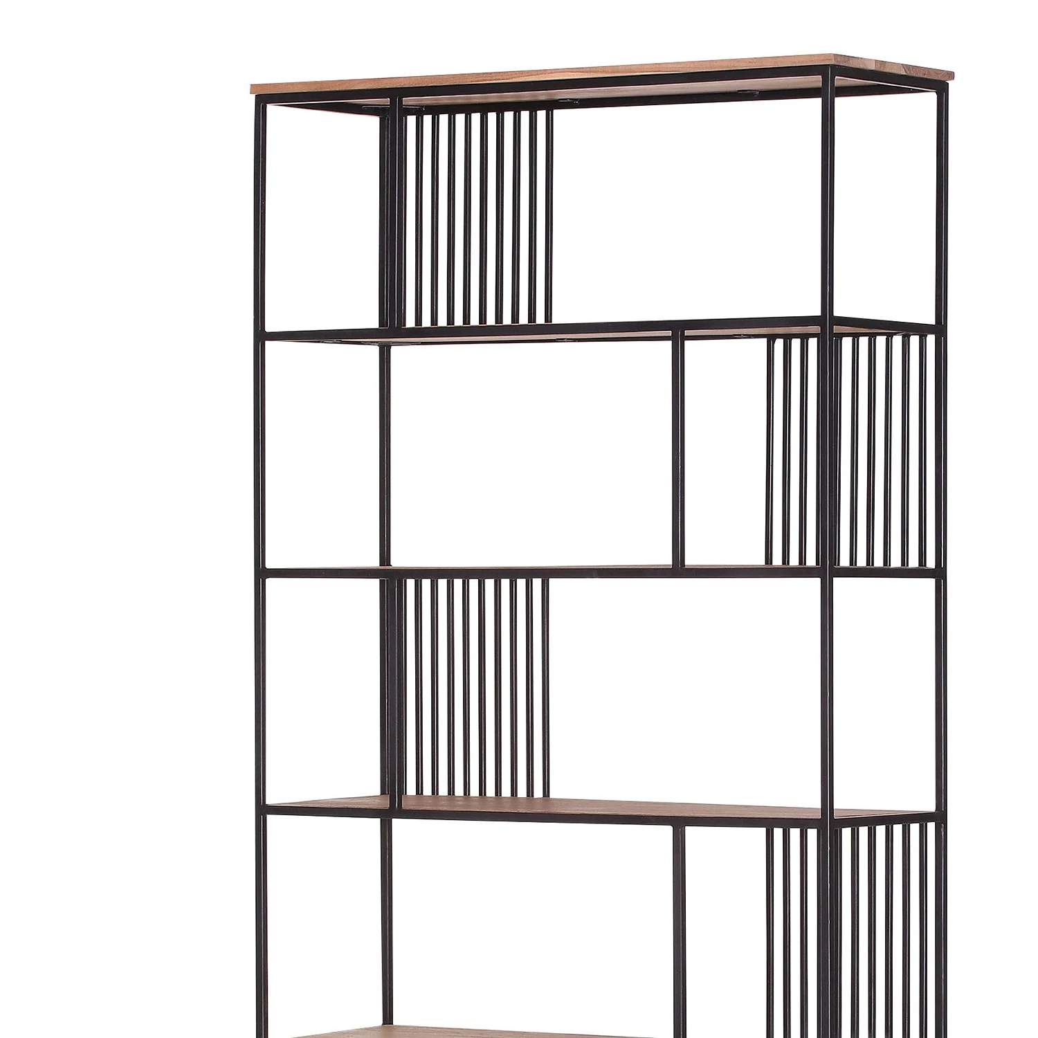 Red Living Étagère Uulu I - Acacia massif / Métal - Acacia / Noir – Image 3