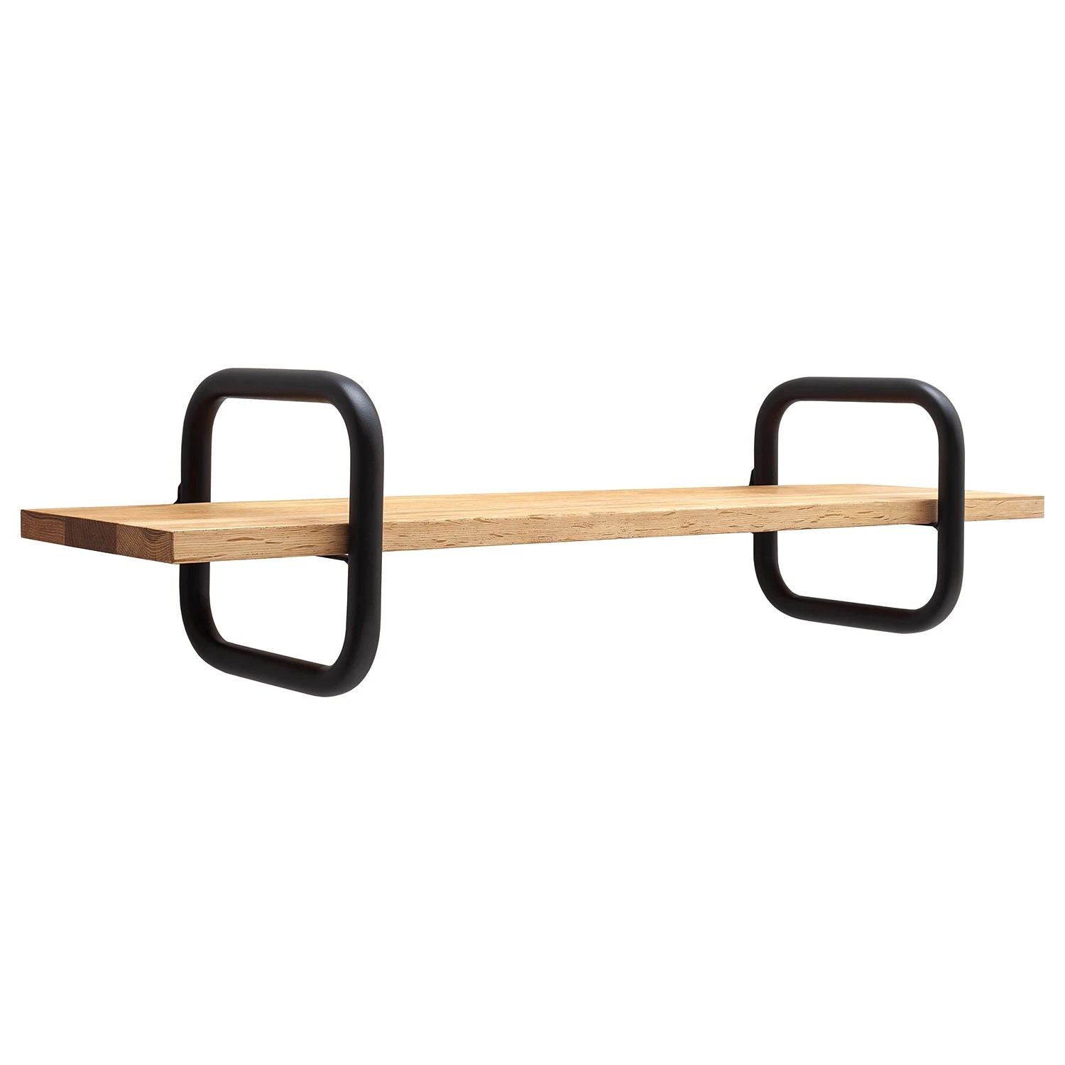 Ars manufacti Étagère murale Wana III - Chêne massif / Métal – Image 3