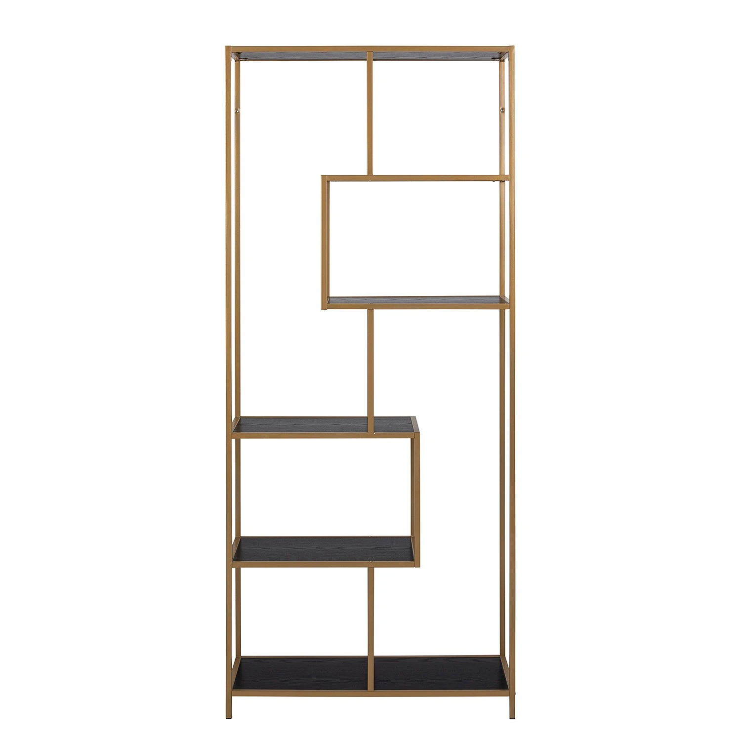 Red Living Étagère Coogee I - Noir / Doré - Hauteur : 185 cm – Image 3