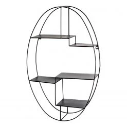 Loftscape Étagère murale Keenan - Métal - Noir