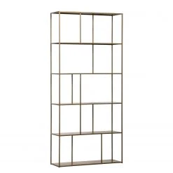 Red Living Étagère Dasar - Métal - Doré vieilli