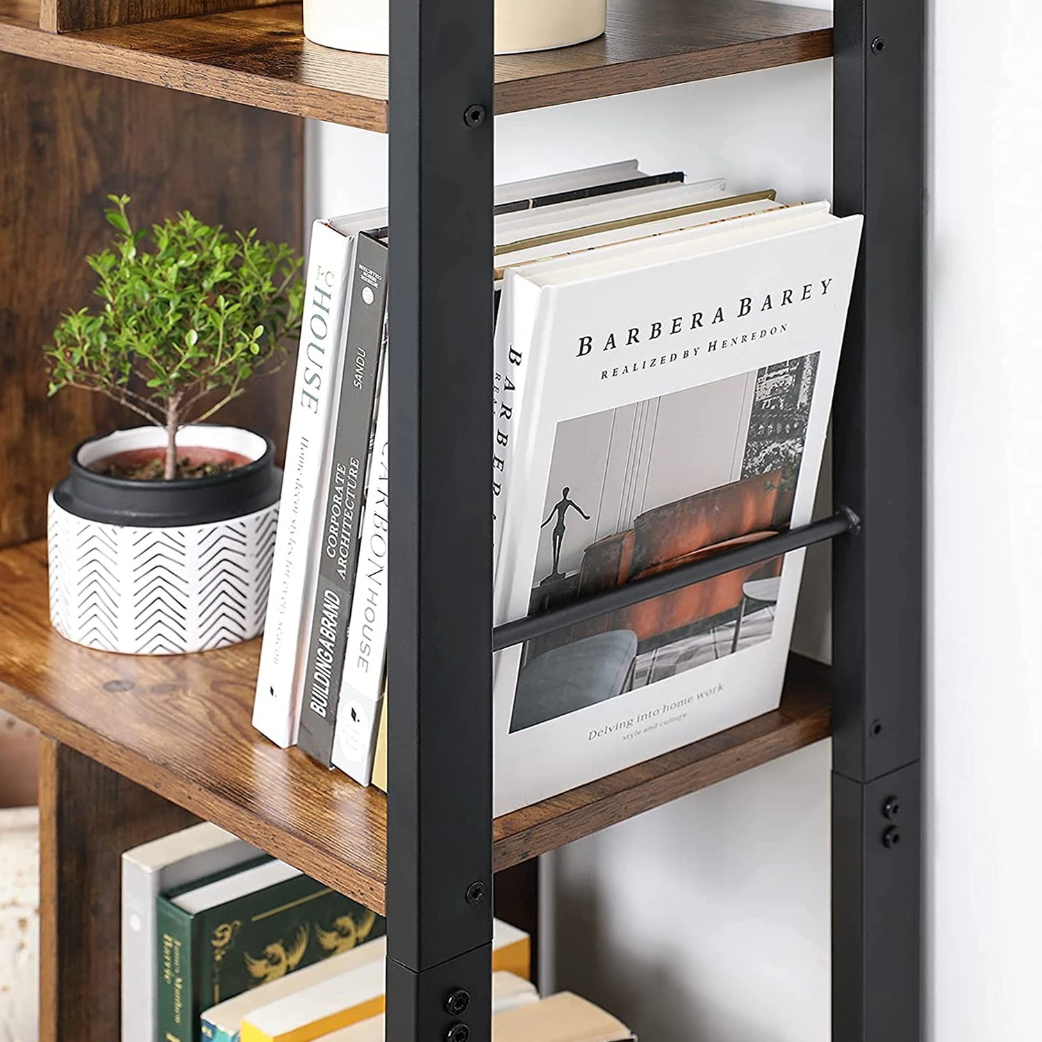 Red Living Étagère Niolon II - Marron / Noir – Image 5