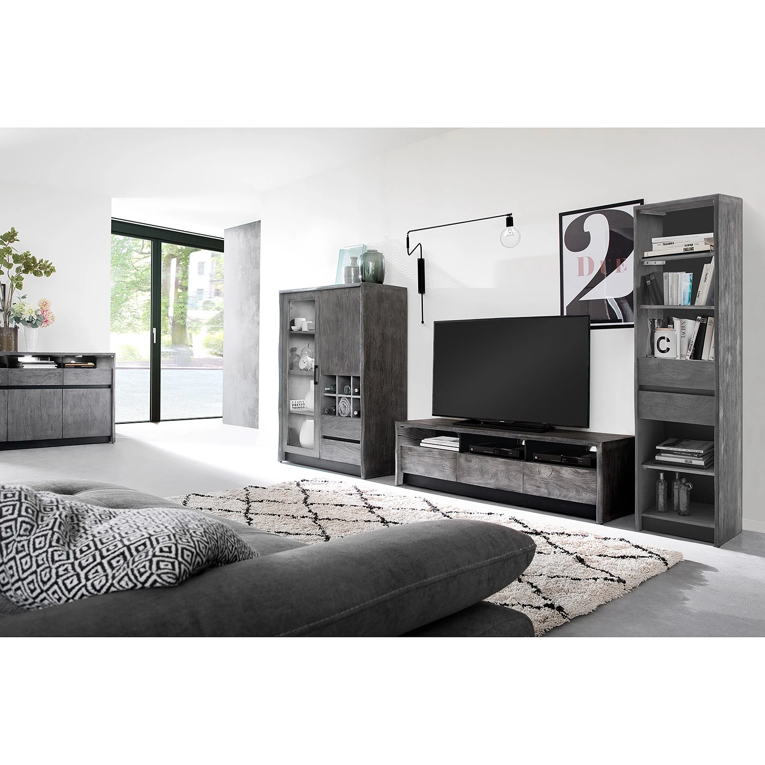 Red Living Étagère Calipso - Acacia Gris – Image 2