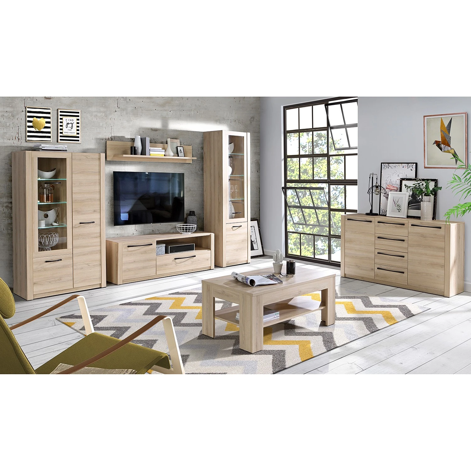 Loftscape Étagère murale Truth - Imitation chêne Sonoma – Image 3