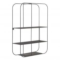Loftscape Étagère murale Oakham - Métal - Noir