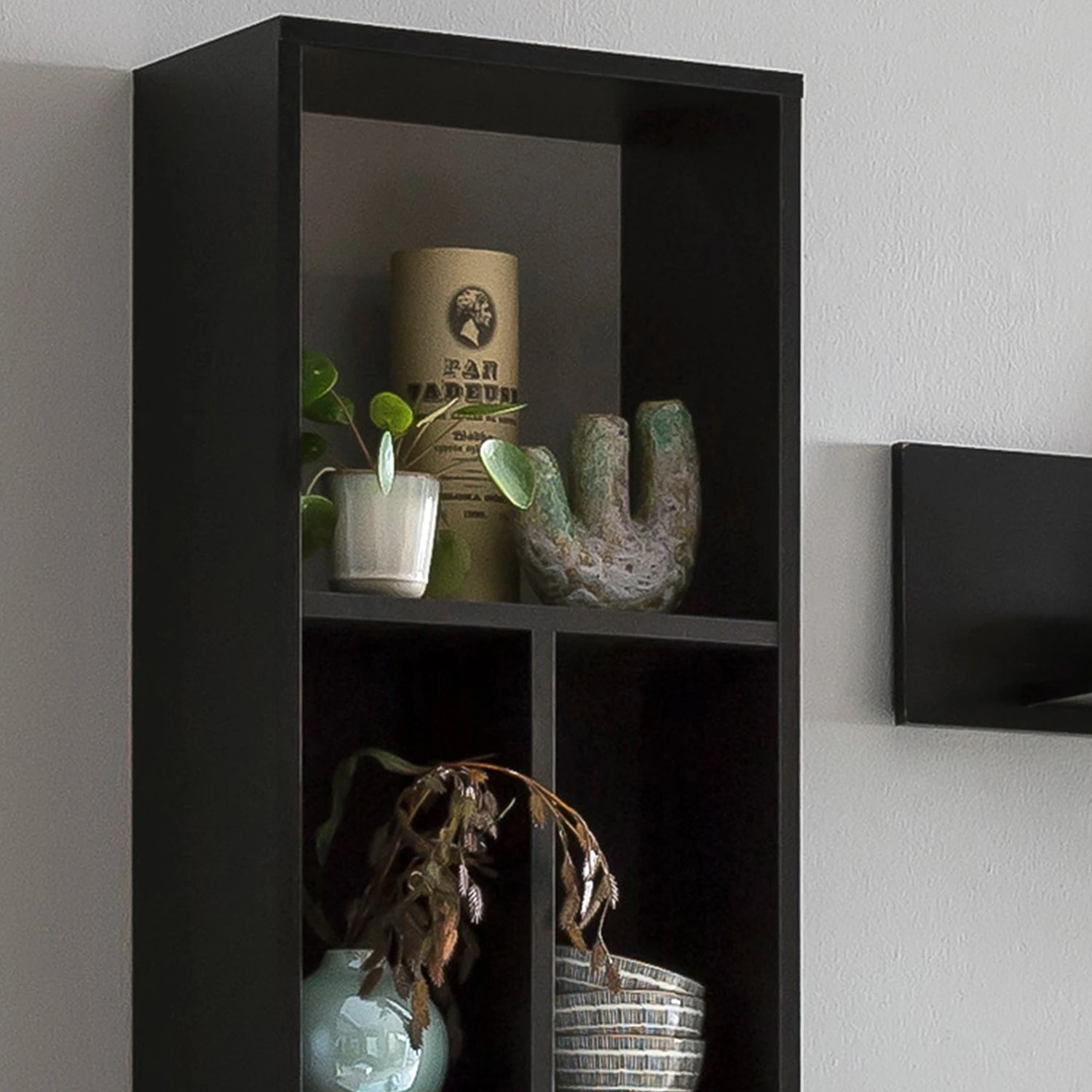 Norrwood Étagère murale Argenteuil - Imitation chêne artisan / Noir – Image 4