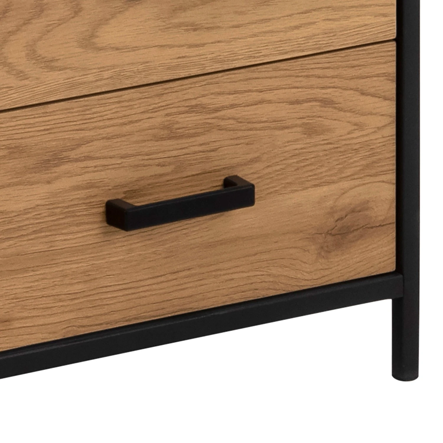 Red Living Étagère Coogee XIII - Imitation chêne sauvage / Noir – Image 6