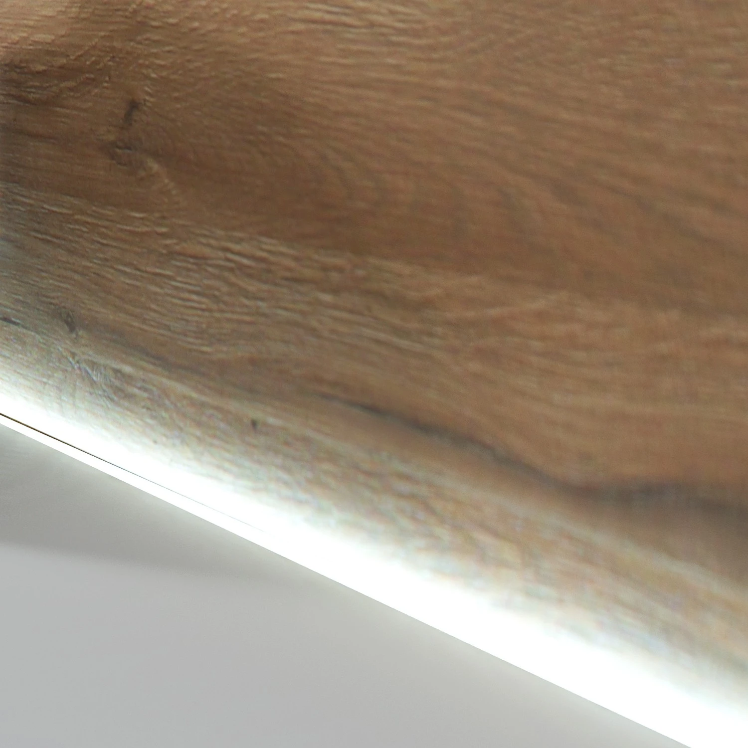 Loftscape Étagère murale Littor - Avec éclairage inclus - Blanc / Imitation chêne Grandson – Image 3