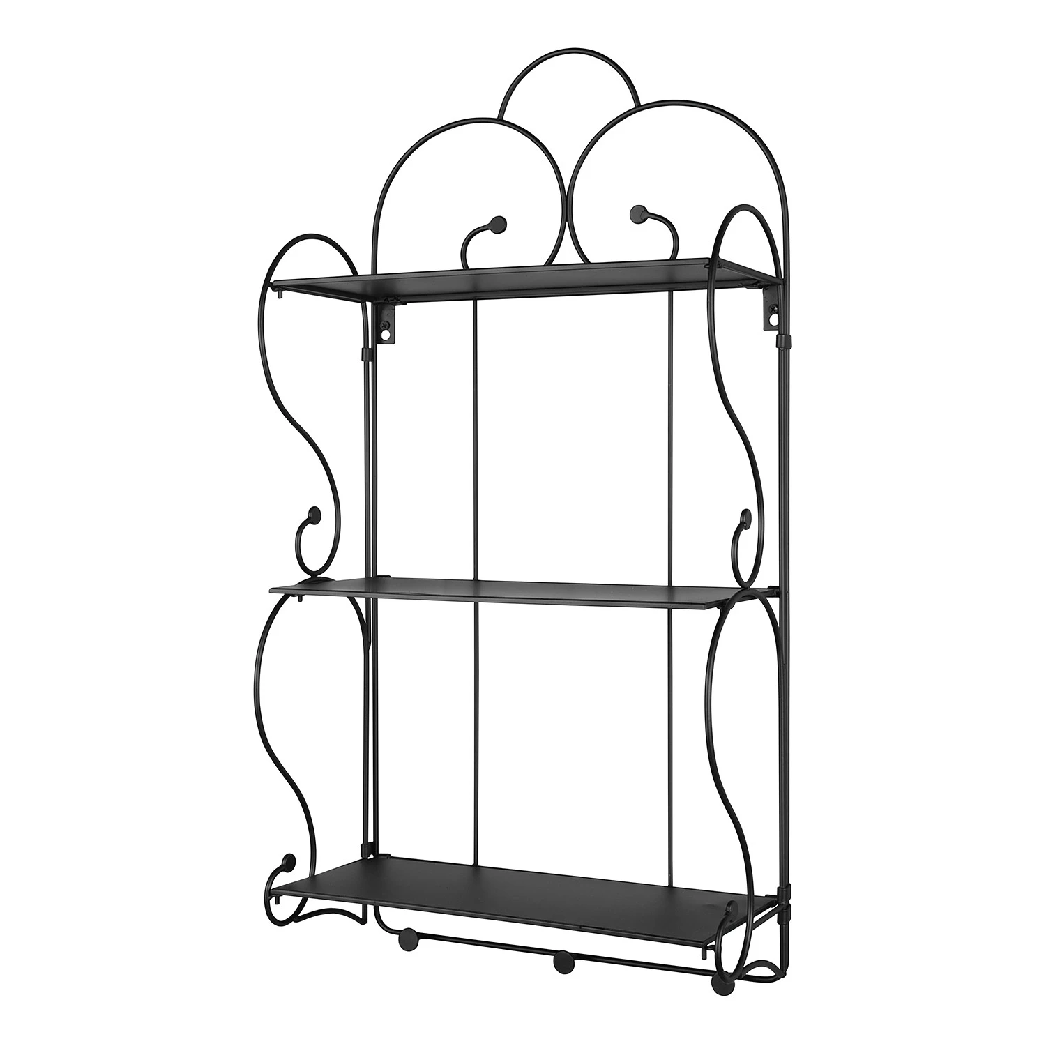 Loftscape Étagères murales Konstanze - Métal - Noir