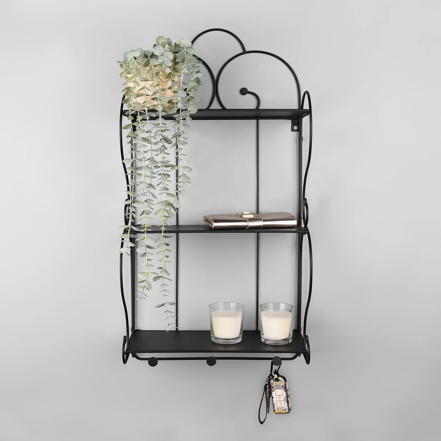 Loftscape Étagères murales Konstanze - Métal - Noir – Image 2