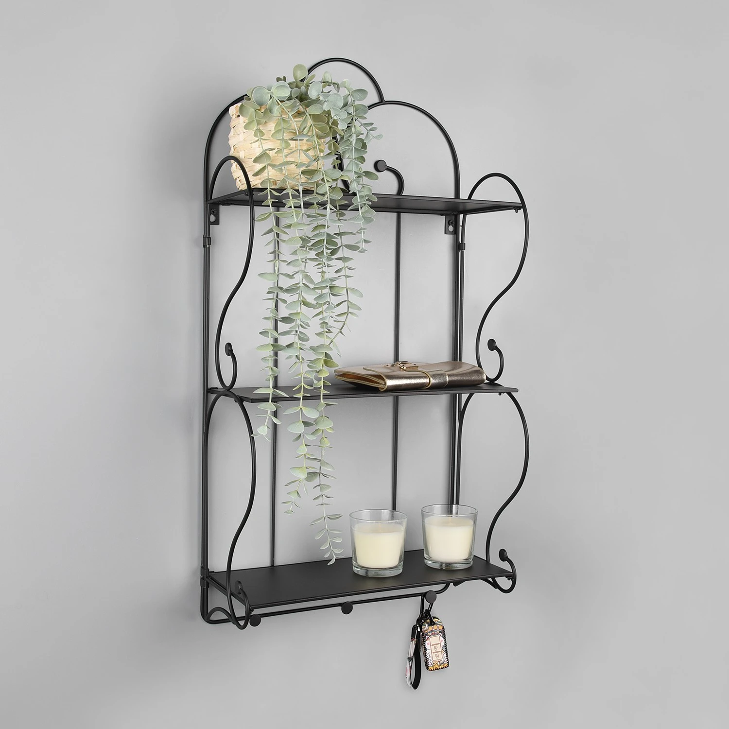 Loftscape Étagères murales Konstanze - Métal - Noir – Image 3