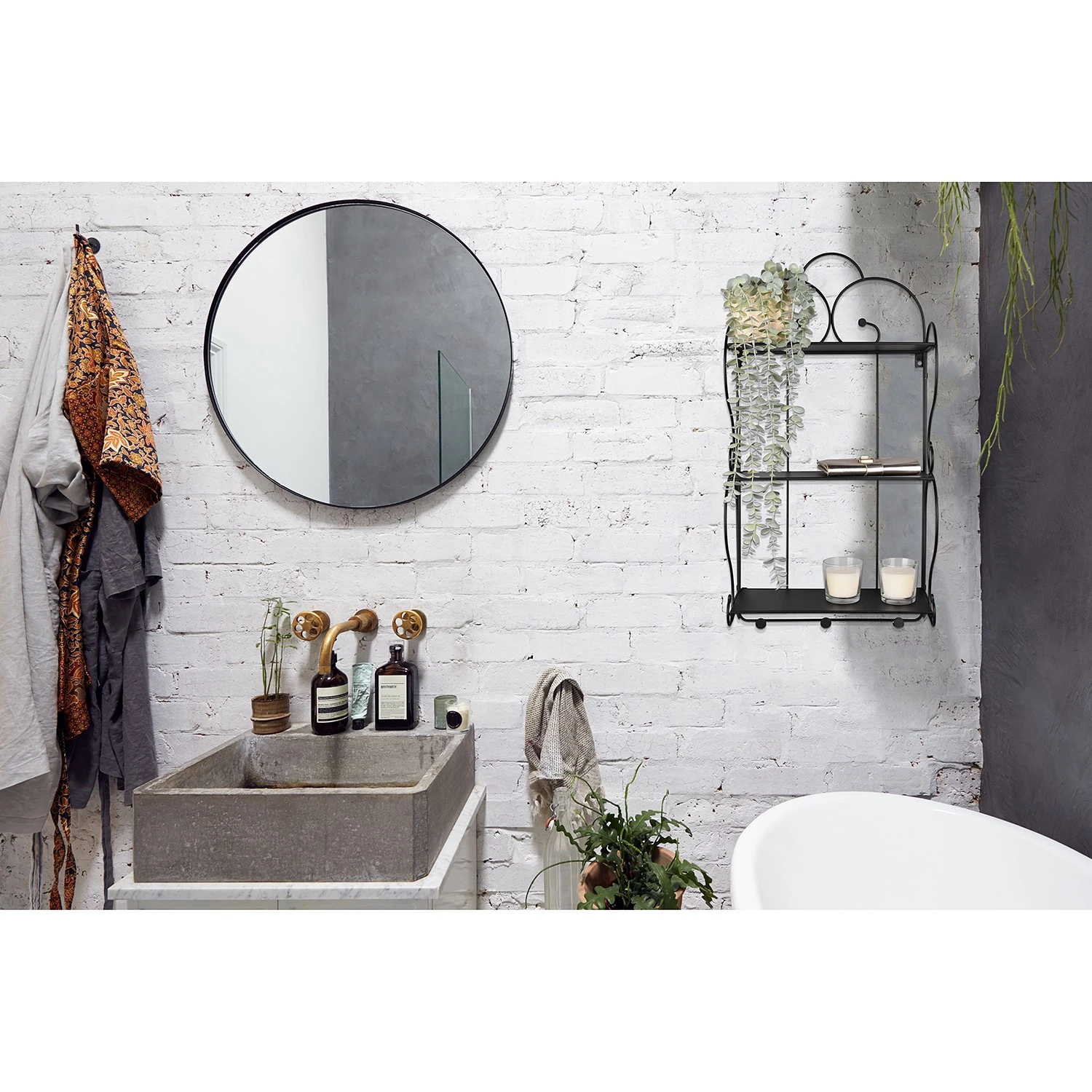 Loftscape Étagères murales Konstanze - Métal - Noir – Image 4