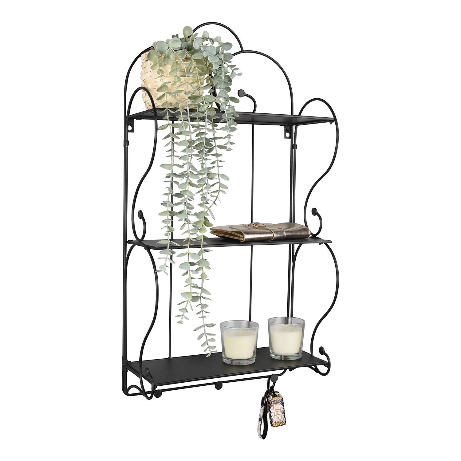 Loftscape Étagères murales Konstanze - Métal - Noir – Image 5