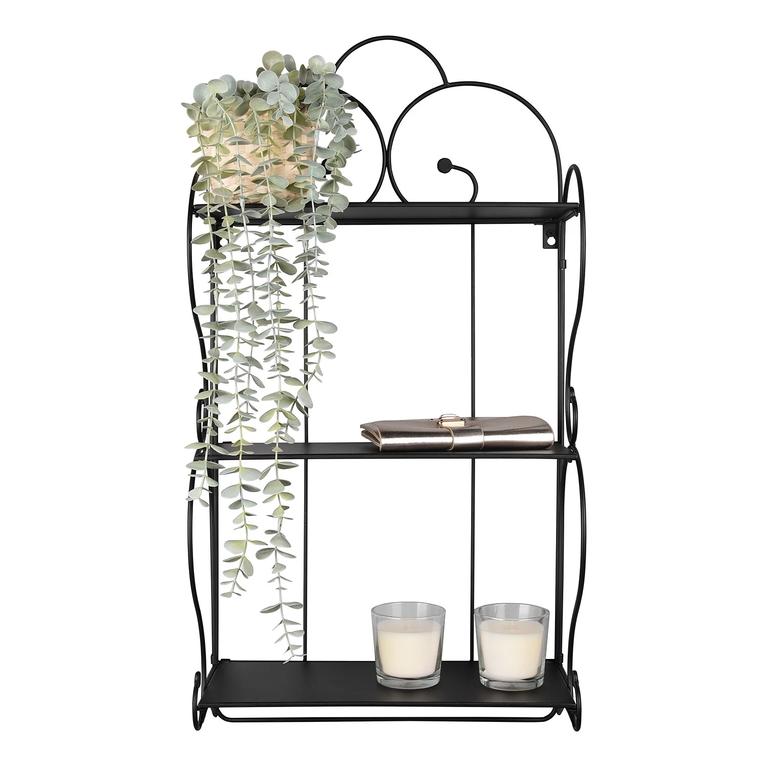 Loftscape Étagères murales Konstanze - Métal - Noir – Image 6