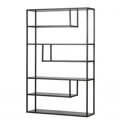 Red Living Étagère Vallvik II - Métal - Noir